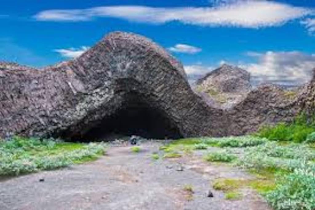 Cabin In The Lava. Near Husavik Skogar  Εξωτερικό φωτογραφία